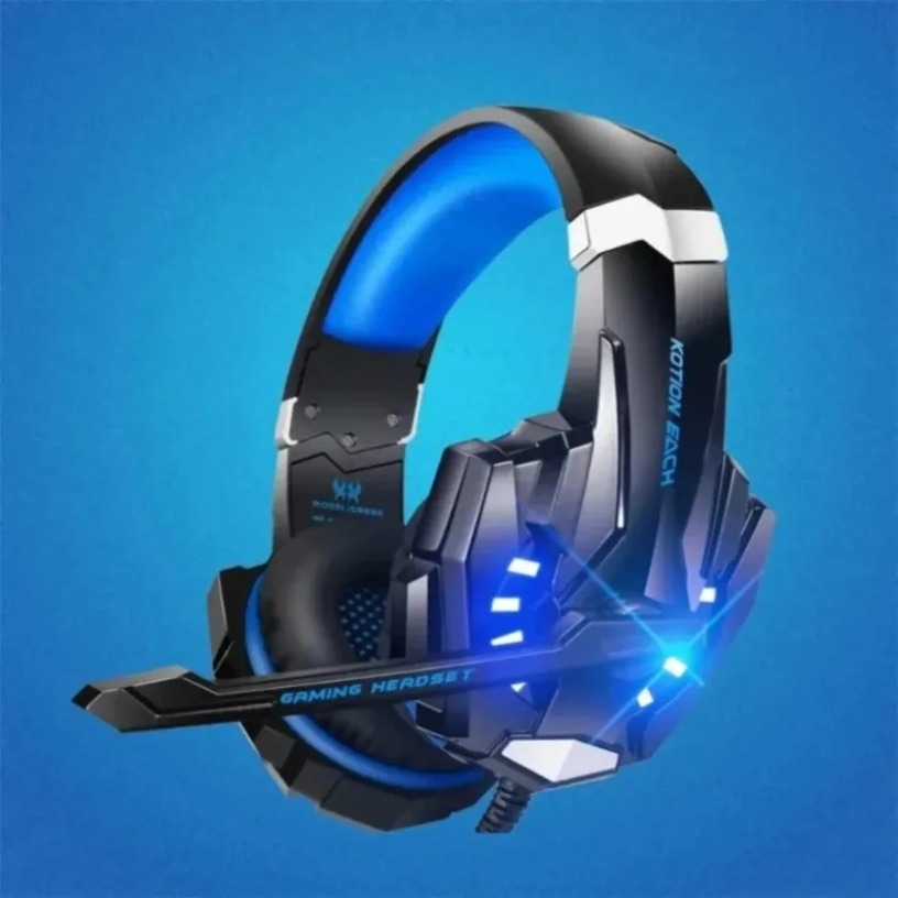 Esports Gaming Headset - 3D-Surround-Gaming-Headset mit RGB-LED-Beleuchtung für PS5, PS4,