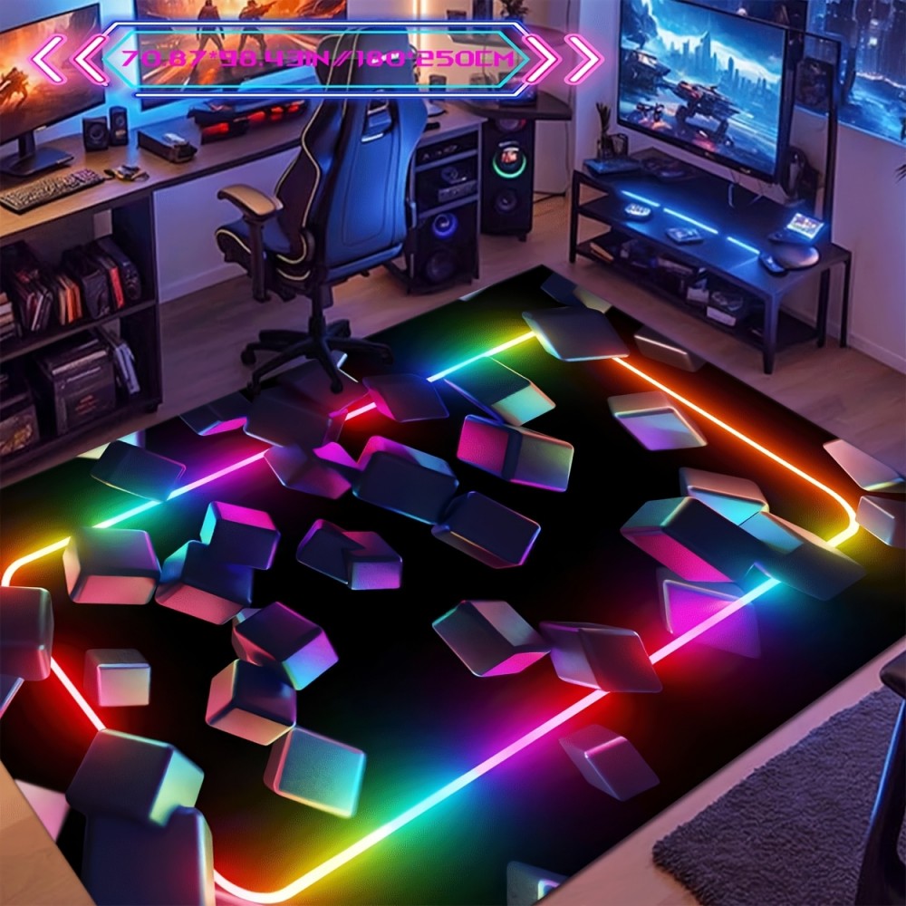 Esports Gaming Design - VIKAMA Gaming-Matte, farbenfrohes Design, stilvoller Teppich,