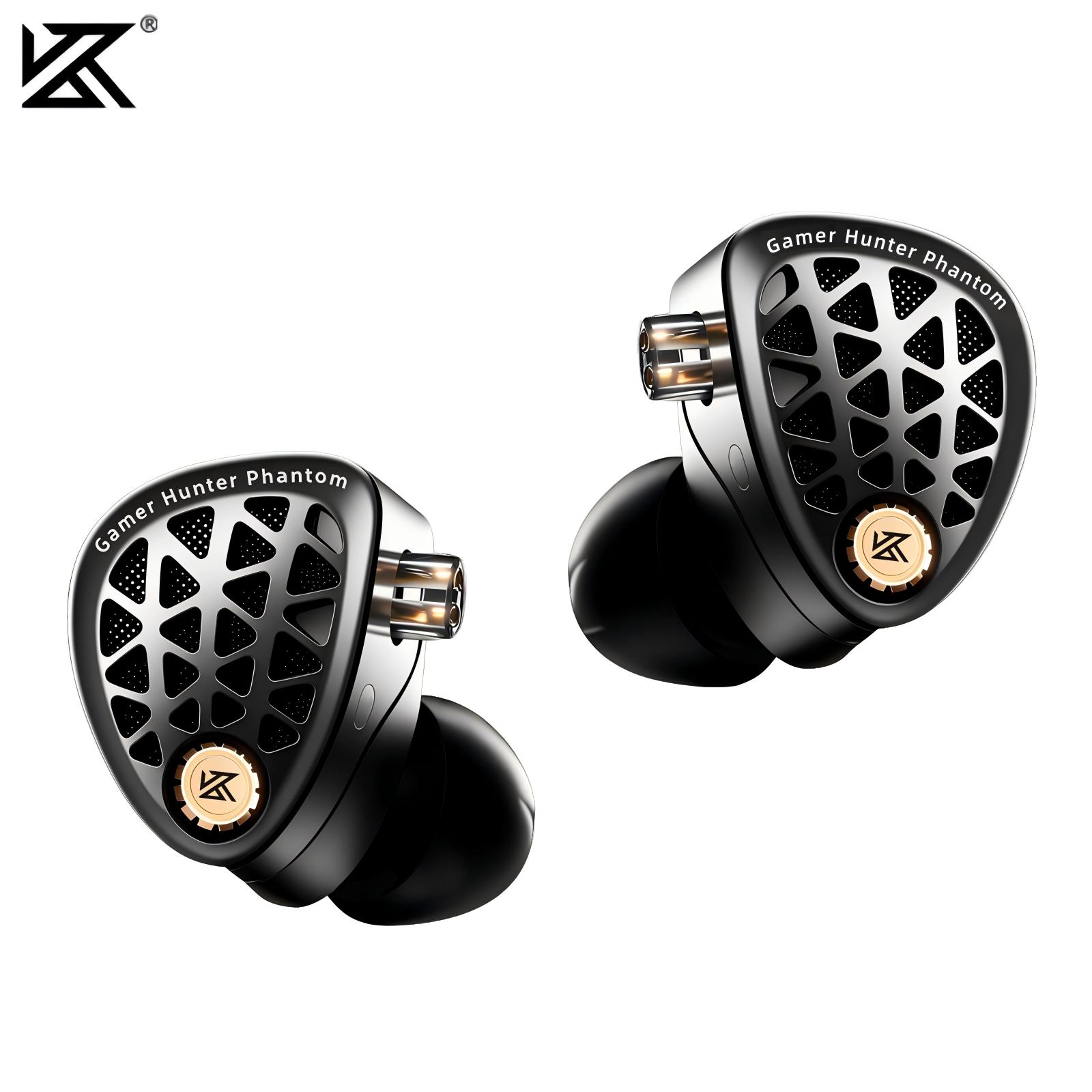Esports Gaming Headset - KZ Phantom HiFi-Flaggschiff-Gaming-Kopfhörer mit DSP-Gaming-Soundkarte, In-Ear-Kopfhörer,