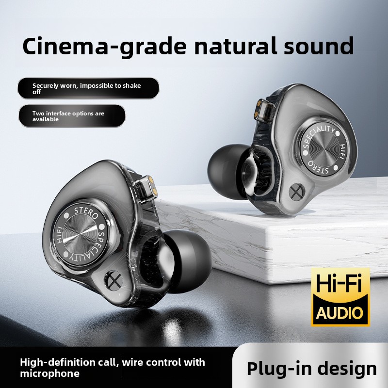 Esports Gaming Headset - Neues In-Ear-Subwoofer-Headset mit 3,5 m austauschbarem
