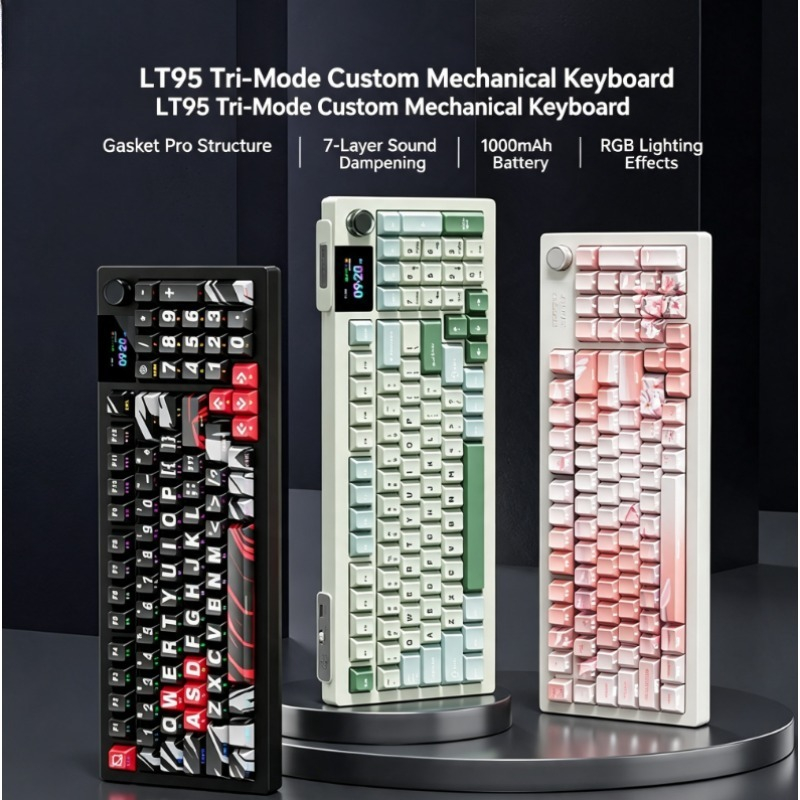 Esports Gaming Setup - LT95 Tri-Mode Mechanische Tastatur Stilvolles Design