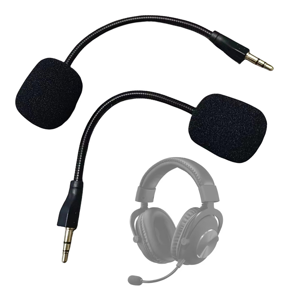 Esports Gaming Headset - Ersatz-3,5-mm-Mikrofon für E-Sport-Gaming-Headsets, flexibler Mikrofonarm für