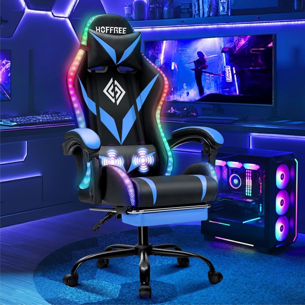 RGB-Gaming-Stuhl mit Massage u – Rgb Gaming Chair Bewertung und Preis
