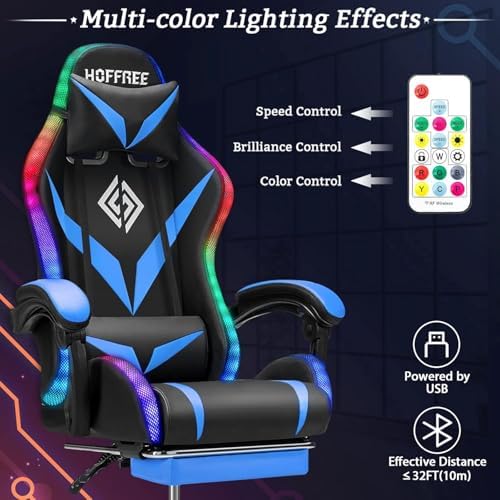 RGB-Gaming-Stuhl mit Massagefu – Rgb Gaming Chair Bewertung und Preis