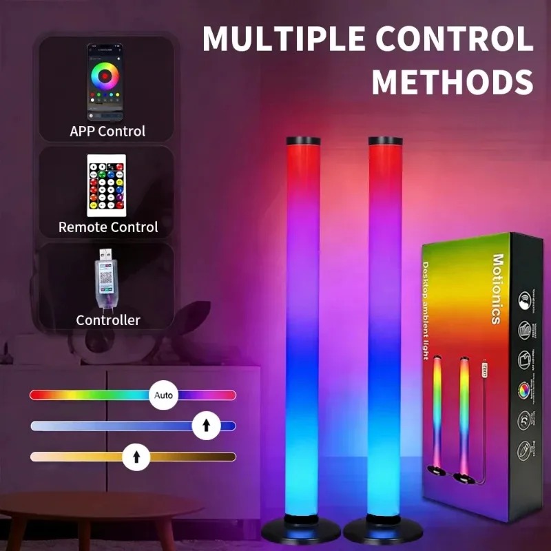 2 Stück 120CM RGB Stehlampe, S – Esports Gaming Setup Bewertung und Preis