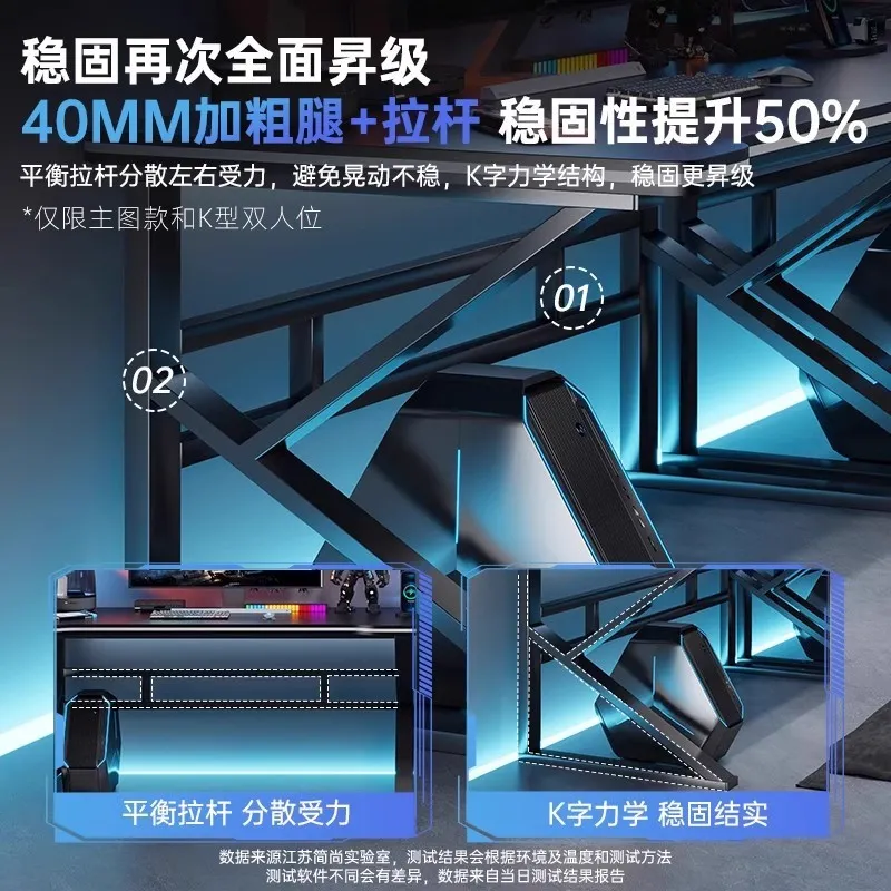 Doppelter E-Sports Gaming-Schr – Esports Gaming Setup Bewertung und Preis